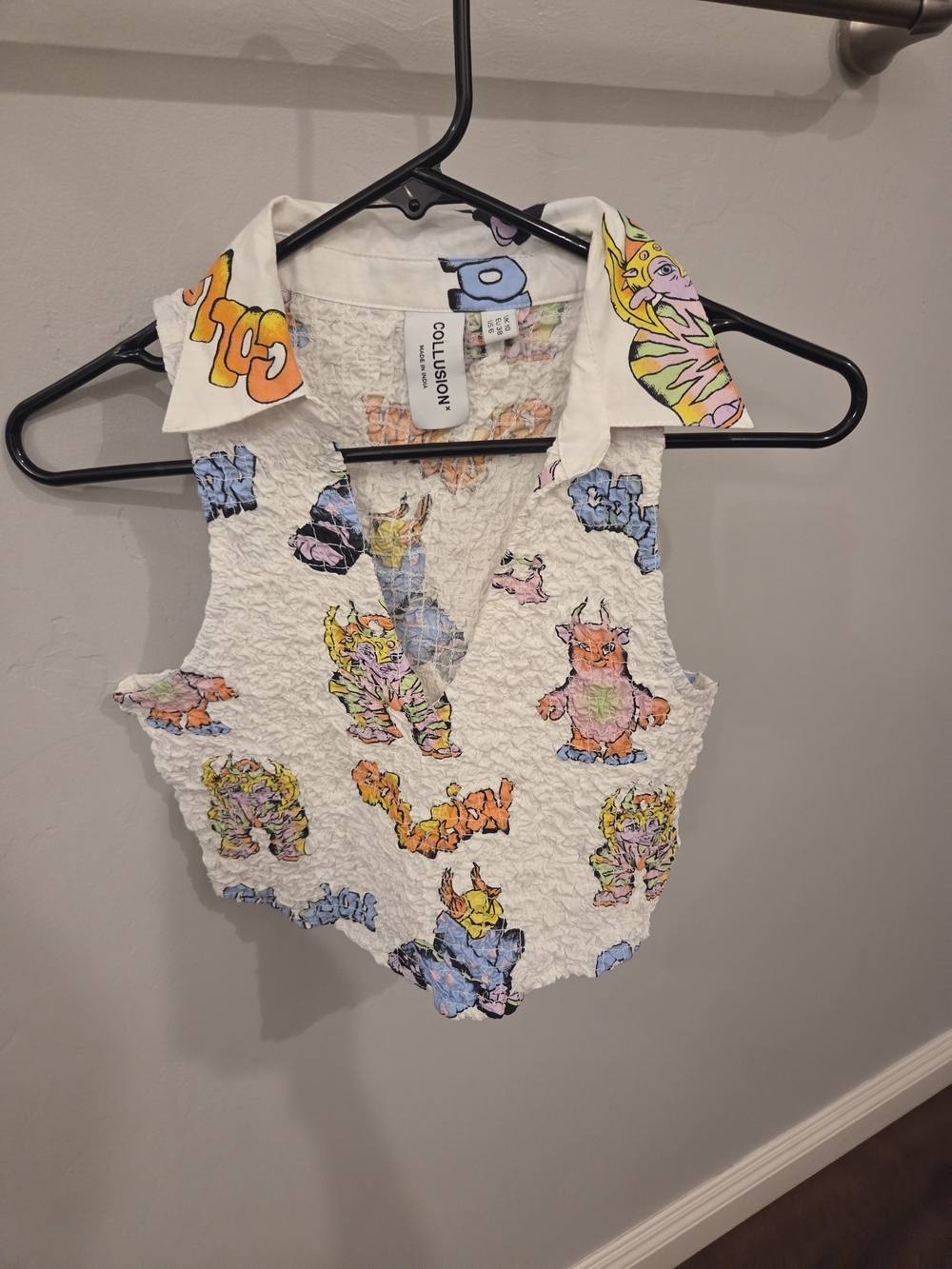 This Collusion cropped Top